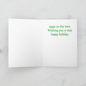 Carte de Noël amusante (Intérieur)