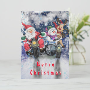Carte de Noël amusante