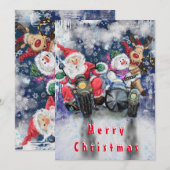 Carte de Noël amusante (Devant / Derrière)
