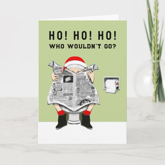 Carte de Noël amusante (Devant)