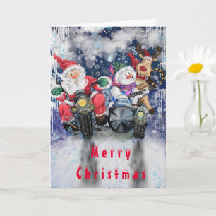 Carte de Noël amusante Heureux amis de Noël