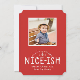 Carte de Noël amusante pour les photos Carrés