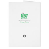 Carte de Noël amusante "Roi des Bagels" (Dos)