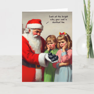 Carte de Noël amusante - Sur la liste coquine