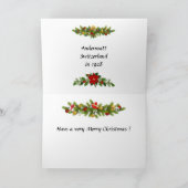 Carte de Noël - Andermatt, Suisse (Intérieur)