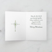 Carte de Noël ange afro-américain (Intérieur)