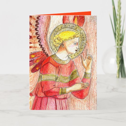 Carte de Noël Angel (Devant)