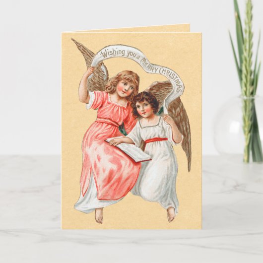 Carte de Noël Angel (Devant)