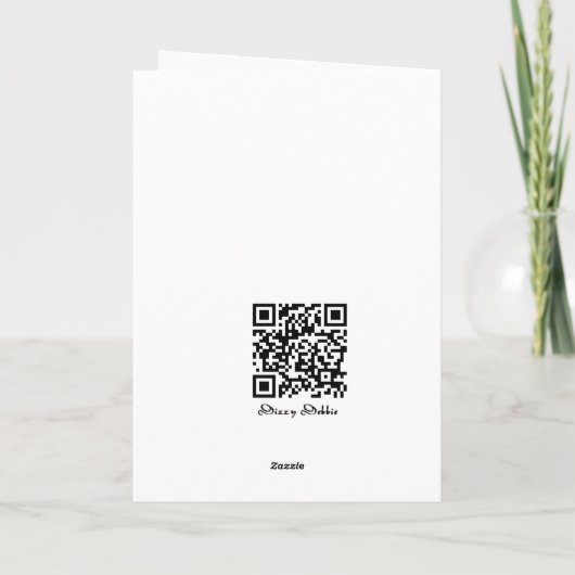 Carte de Noël Angel (Dos)