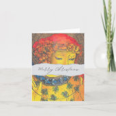 Carte de Noël Angel (Devant)