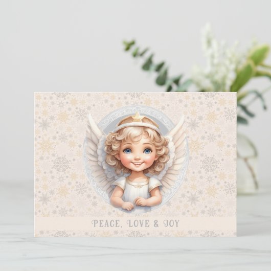 Carte de Noël Angel (Debout devant)