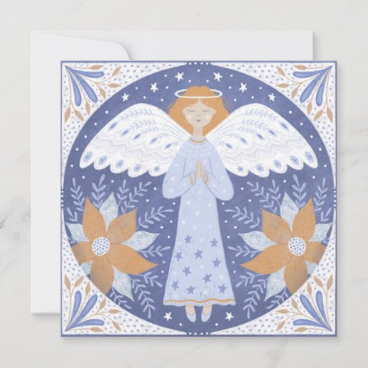 Carte de Noël Angel (Devant)