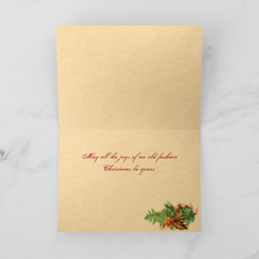 Carte de Noël Angel (Intérieur)