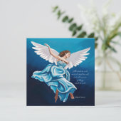 Carte de Noël Angel All Shall Be Well (Debout devant)