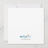 Carte de Noël Angel All Shall Be Well (Dos)