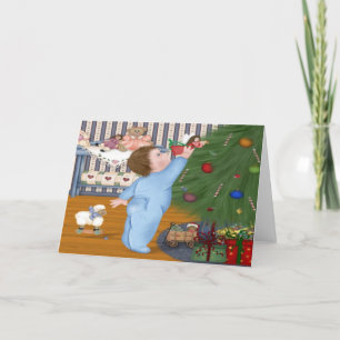 Carte de Noël Angel Baby