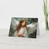 Carte de Noël Angel de Noël délicate (Devant)