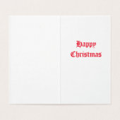 Carte de Noël Angel Gardien (Inside Unfolded)