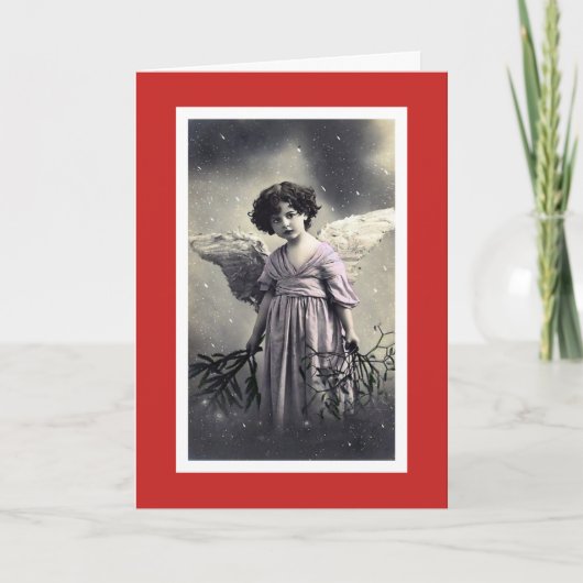 CARTE DE NOËL ANGELIQUE (Devant)