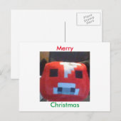 Carte de Noël Animation sous-sol. (Devant / Derrière)