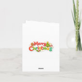 Carte de Noël Anime Mignonne (Dos)