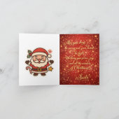 Carte de Noël Anime Mignonne (Intérieur)