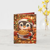 Carte de Noël Anime Mignonne (Fleur jaune)