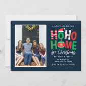 Carte de Noël animée Ho Ho Home (Devant)