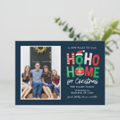 Carte de Noël animée Ho Ho Home (Debout devant)