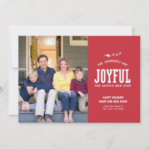 Carte de Noël Annonce de déménagement Nouvelle Mai