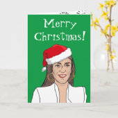 Carte de Noël AOC (Fleur jaune)