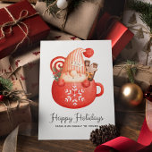 Carte de Noël Appartement Gnome Moderne