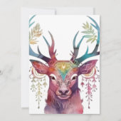 Carte de Noël Aquarelle (Dos)