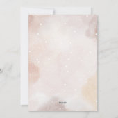 Carte de Noël Aquarelle Colorful Classic Cookie (Dos)