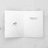 Carte de Noël arbre dalécarlien (Intérieur)