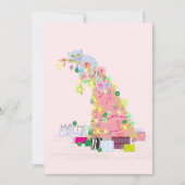 Carte de Noël Arbre de Catmas (Devant)