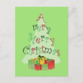 Carte de Noël arbre de Noël (Devant)