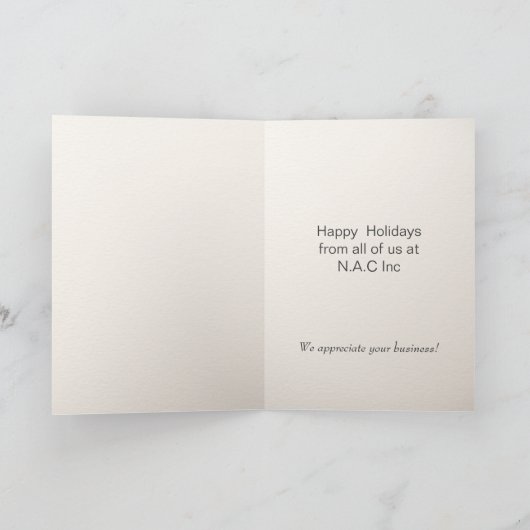 Carte de Noël Arbre de Noël (Intérieur)