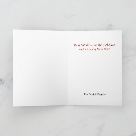 Carte de Noël Arbre de Noël (Intérieur)