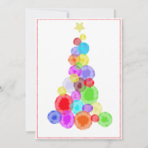 Carte de Noël arbre de Noël