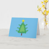 Carte de Noël Arbre de Noël Barelines Willy (Fleur jaune)