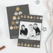 Carte de Noël Arbre de Noël de l'ornement rétro