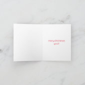 Carte de Noël - Arbre de Noël funky (Intérieur)