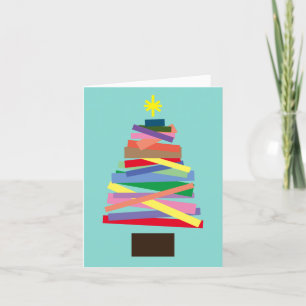 Carte de Noël - Arbre de Noël funky