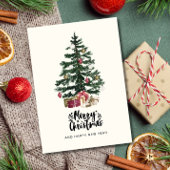 Carte de Noël Arbre de Noël Joyeux Noël Vacances