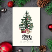 Carte de Noël Arbre de Noël Joyeux Noël Vacances