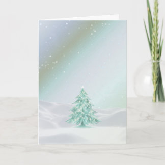 Carte de Noël Arbre de Noël Lumineux et Magnifique
