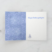 Carte de Noël Arbre de Noël moderne (Intérieur)