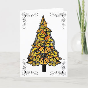 Carte de Noël Arbre de Noël Monarque