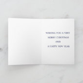 Carte de Noël Arbre d'or (Intérieur)
